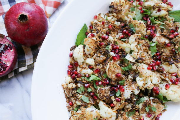 Stovetop Cauliflower with Pomegranate Molasses | Pamela Salzman