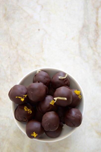 Fig and Ginger Chocolate Truffles | Pamela Salzman