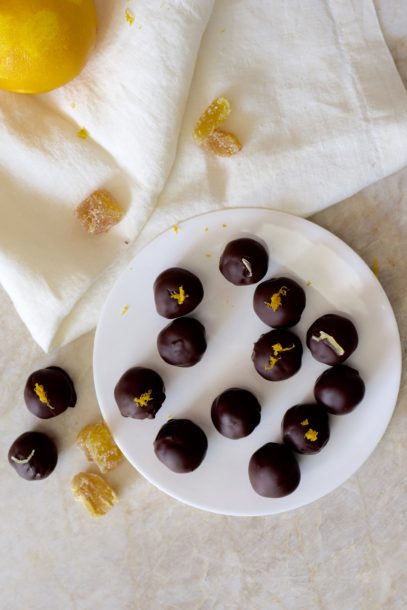 Fig and Ginger Chocolate Truffles | Pamela Salzman