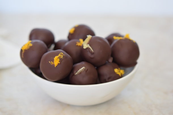 Fig and Ginger Chocolate Truffles | Pamela Salzman