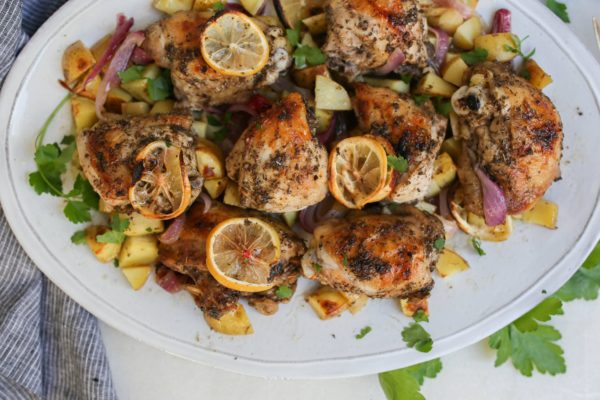 Greek-style Chicken Sheet Pan Dinner - Grilling Outdoor Recipes powered by  Bull Outdoor Products