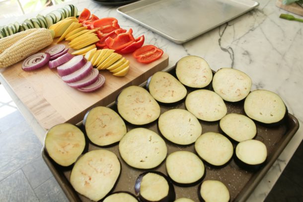 Grilled Vegetables with Lemon-Basil Dressing | Pamela Salzman