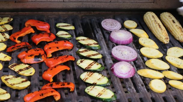 Grilled Vegetables with Lemon-Basil Dressing | Pamela Salzman