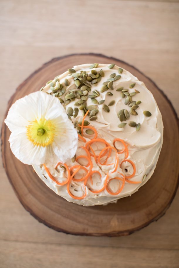 Grain-Free Carrot Cake with Cream Cheese Frosting | Pamela Salzman