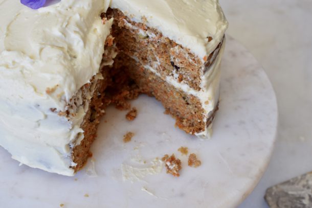 Grain-Free Carrot Cake with Cream Cheese Frosting | Pamela Salzman