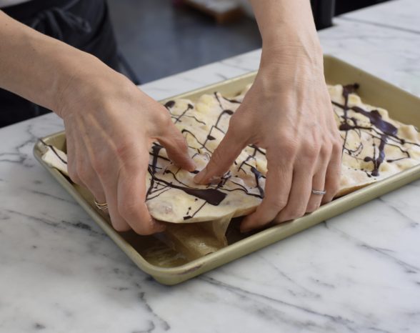 Strawberry-Banana Frozen Yogurt Bark | Pamela Salzman