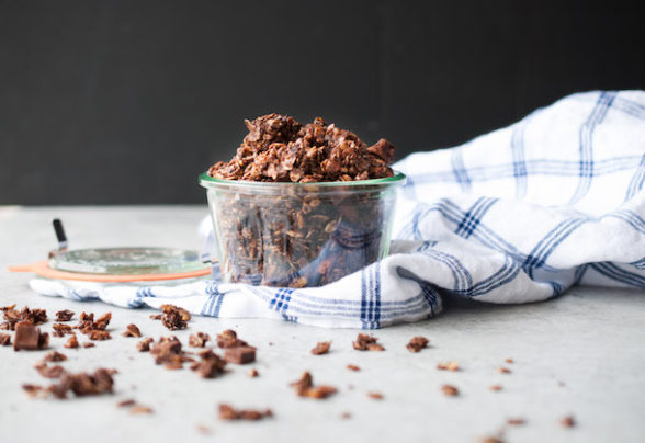 Salted Dark Chocolate Granola | Pamela Salzman