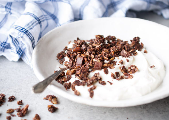 Salted Dark Chocolate Granola | Pamela Salzman