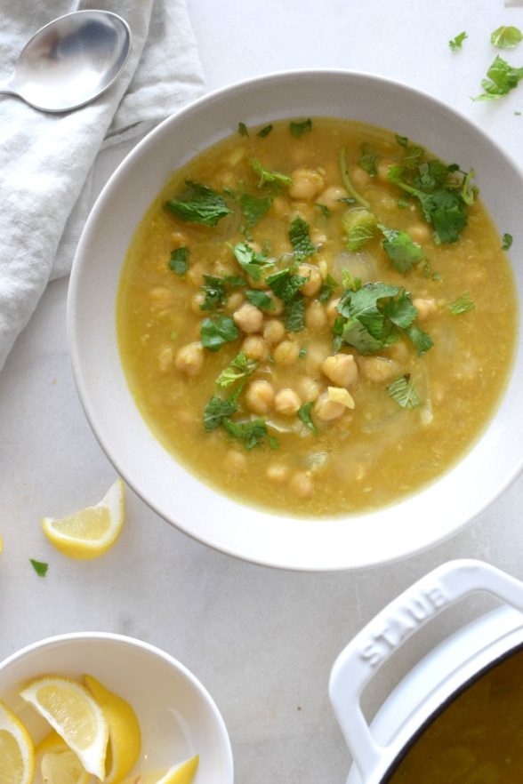 Lemony Chickpea Soup | Pamela Salzman