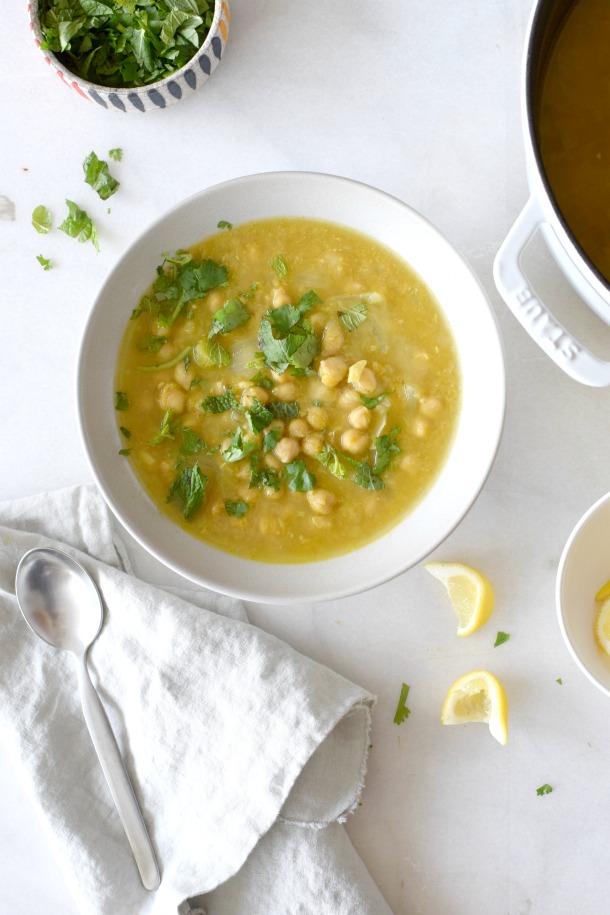 Lemony Chickpea Soup | Pamela Salzman