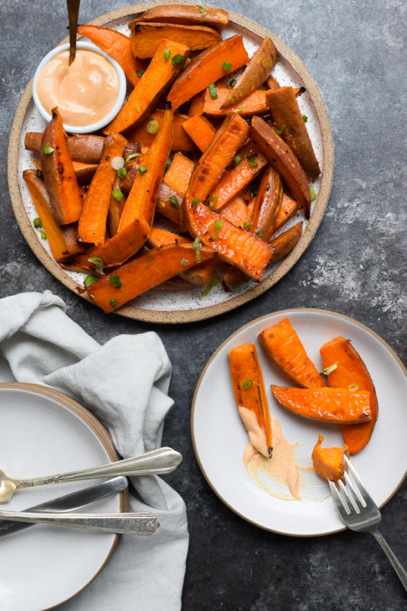 Sweet and Spicy Glazed Sweet Potatoes | Pamela Salzman