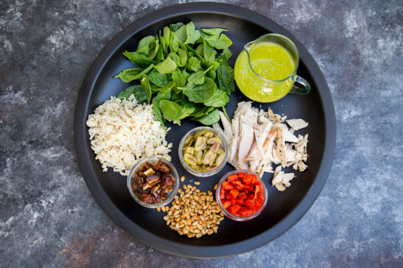 Leftover Turkey and Rice Middle Eastern Salad Recipe | Pamela Salzman