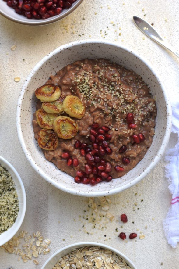 Banana-Chocolate Oatmeal | Pamela Salzman