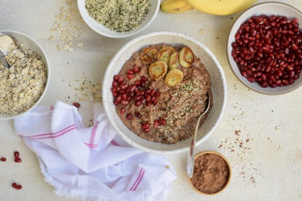 Banana-Chocolate Oatmeal | Pamela Salzman