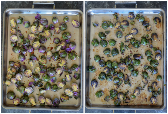 Roasted Sesame-Ginger Brussels Sprouts recipe from The Food Therapist | Pamela Salzman