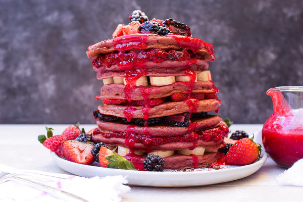 pitaya pancake stack | pamela salzman