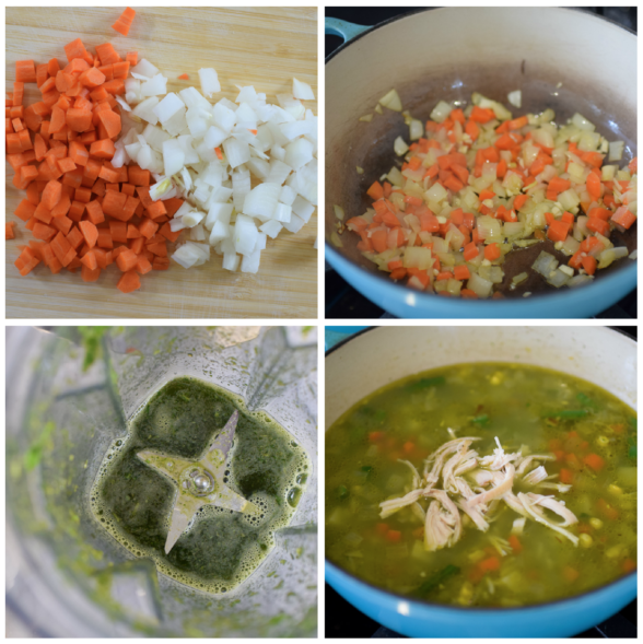 Yerba Mate Chicken and Cilantro Soup | Pamela Salzman