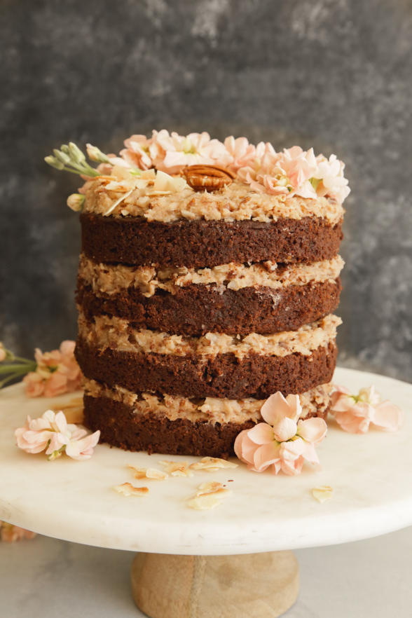 German Chocolate Cake Recipe - Shugary Sweets