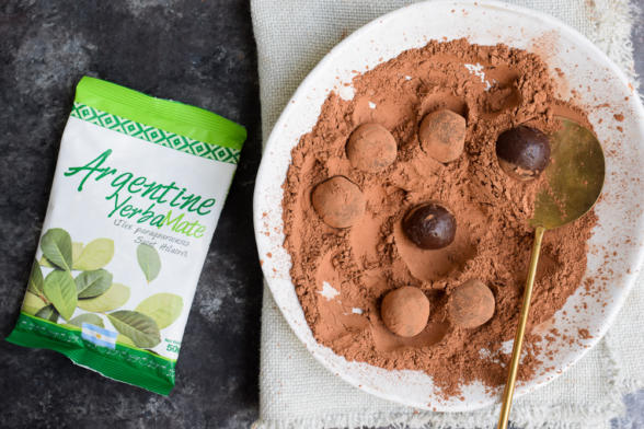 Yerba Mate Chocolate Truffles | Pamela Salzman