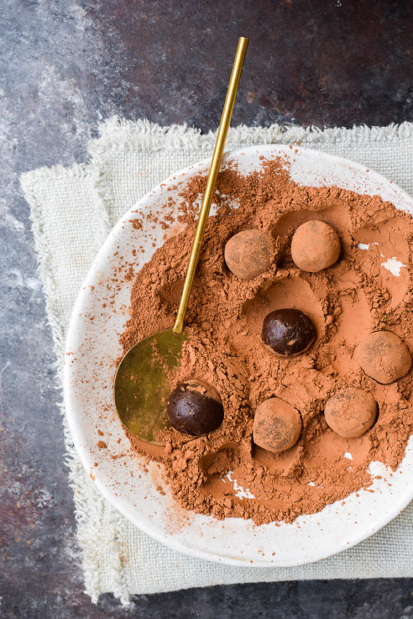 Yerba Mate Chocolate Truffles | Pamela Salzman