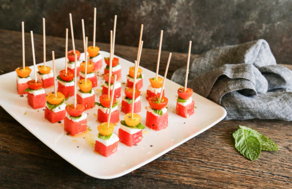 Watermelon-Feta Bites | Pamela Salzman