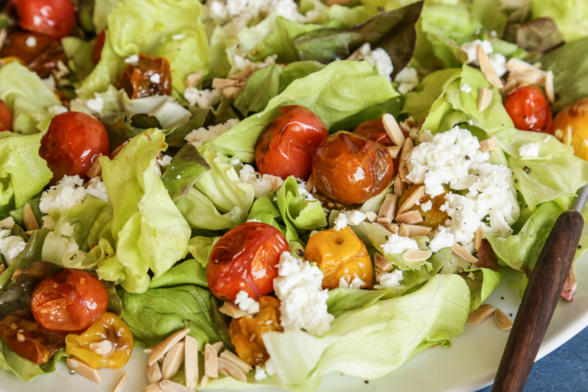 Roasted Cherry Tomato and Feta Salad | Pamela Salzman