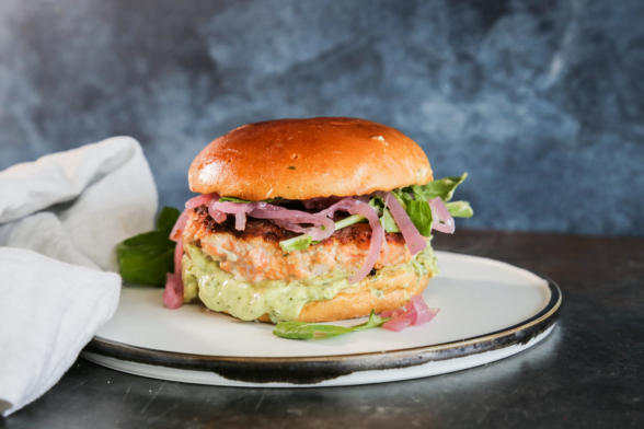 Smoked Salmon Burger Recipe