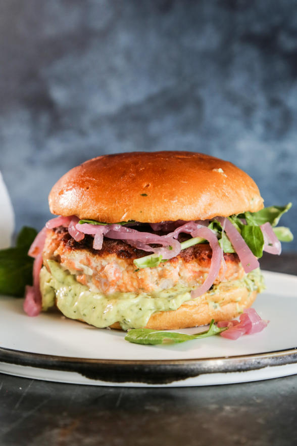 Wild Salmon Burgers Recipe - Pamela Salzman