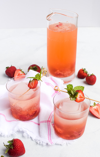 Strawberry-Ginger Shrub | Pamela Salzman