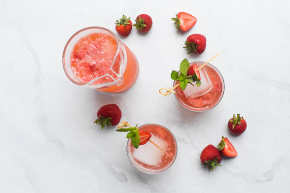 Strawberry-Ginger Shrub | Pamela Salzman