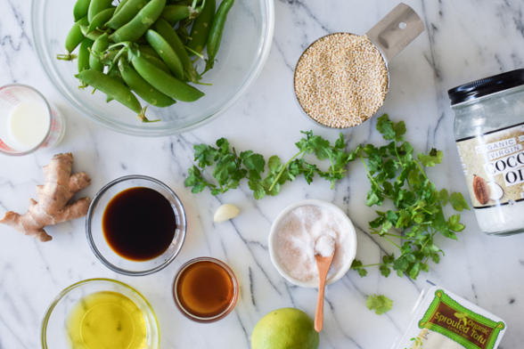 Quinoa Confetti Salad with Sugar Snap Peas & Toasted Pepitas