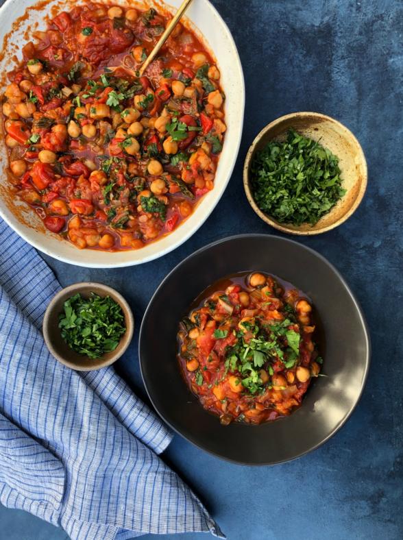 Tomato Chickpea Stew Recipe