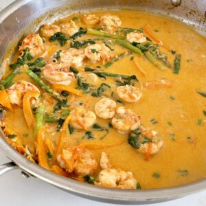 Red Thai Coconut Curry Shrimp Recipe