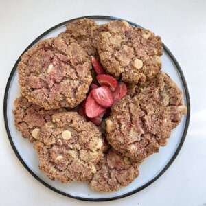 Grain-Free Strawberries and Cream Cookies Recipe