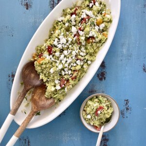 Quinoa and Jicama Salad with Avocado Dressing Recipe