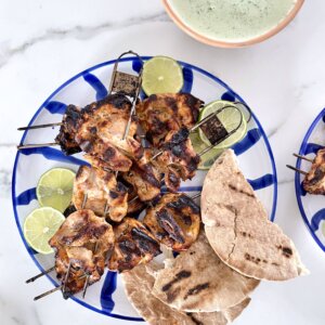 Chicken Kabobs with Green Goddess Tzatziki Recipe