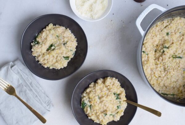 Artichoke and Spinach Barley "Risotto" | Pamela Salzman