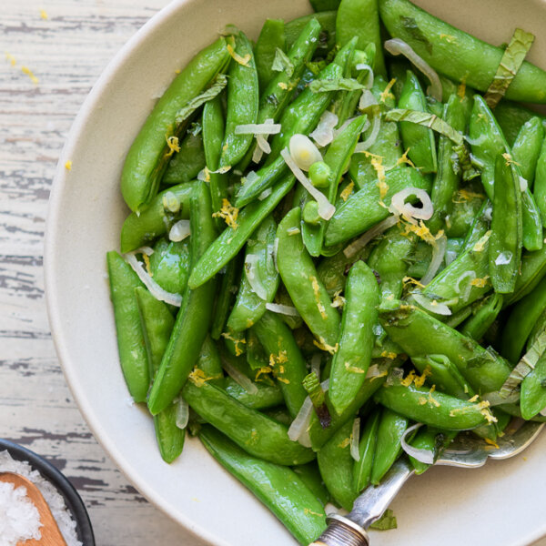 Minted Sugar Snap Peas | Pamela Salzman