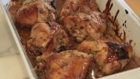 Orange and Rosemary Glazed Chicken