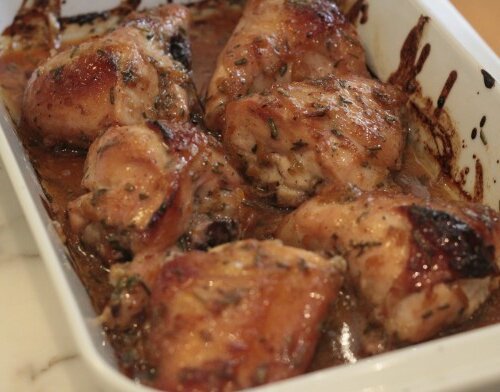 Orange and Rosemary Glazed Chicken