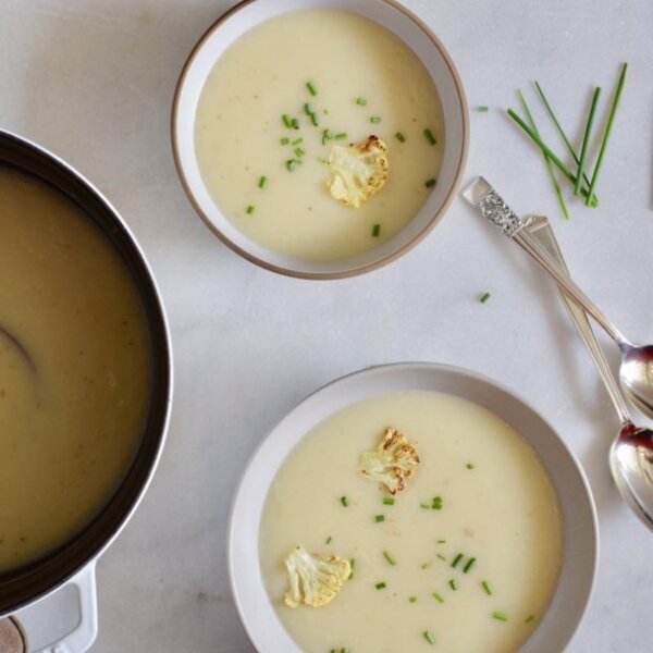 Cauliflower and Roasted Garlic Soup | Pamela Salzman