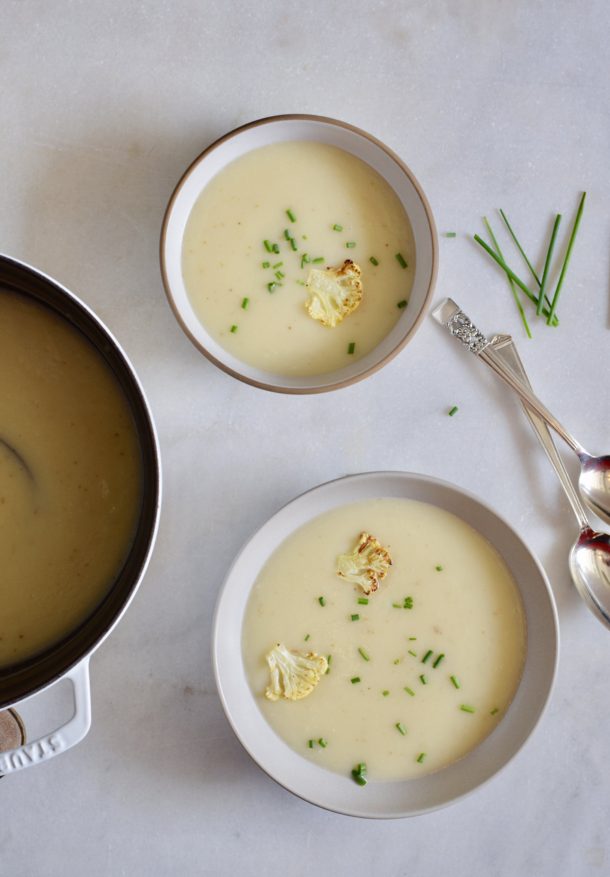 Cauliflower and Roasted Garlic Soup | Pamela Salzman