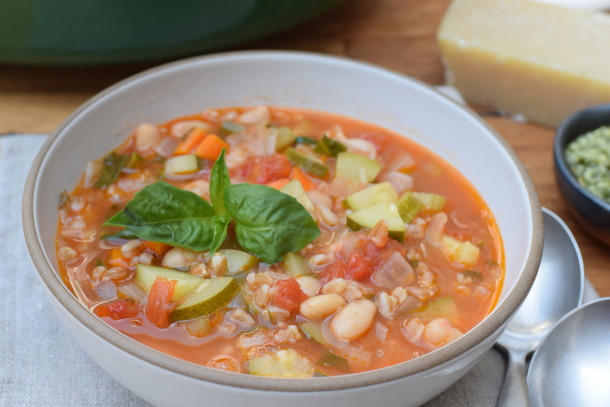 Late Summer Minestrone - Pamela Salzman