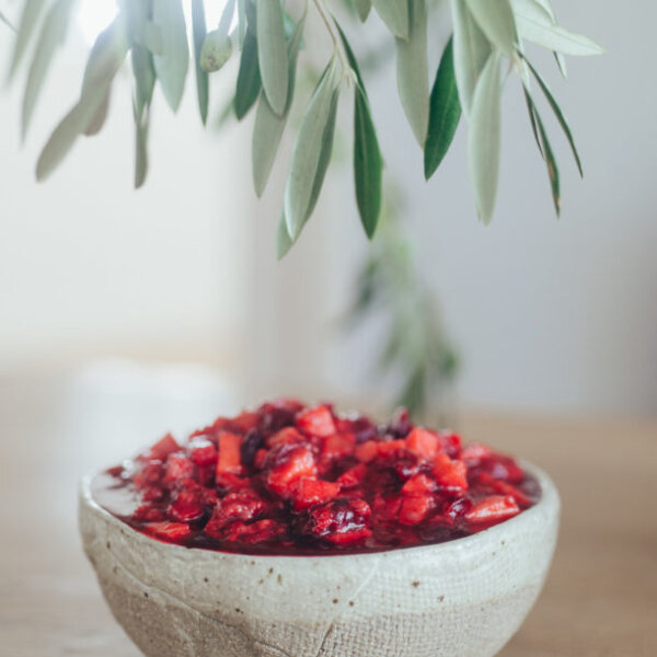 Cranberry Sauce with Apples and Raspberries | Pamela Salzman