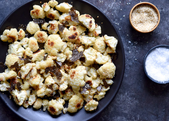 Sesame Roasted Cauliflower with Nori | Pamela Salzman