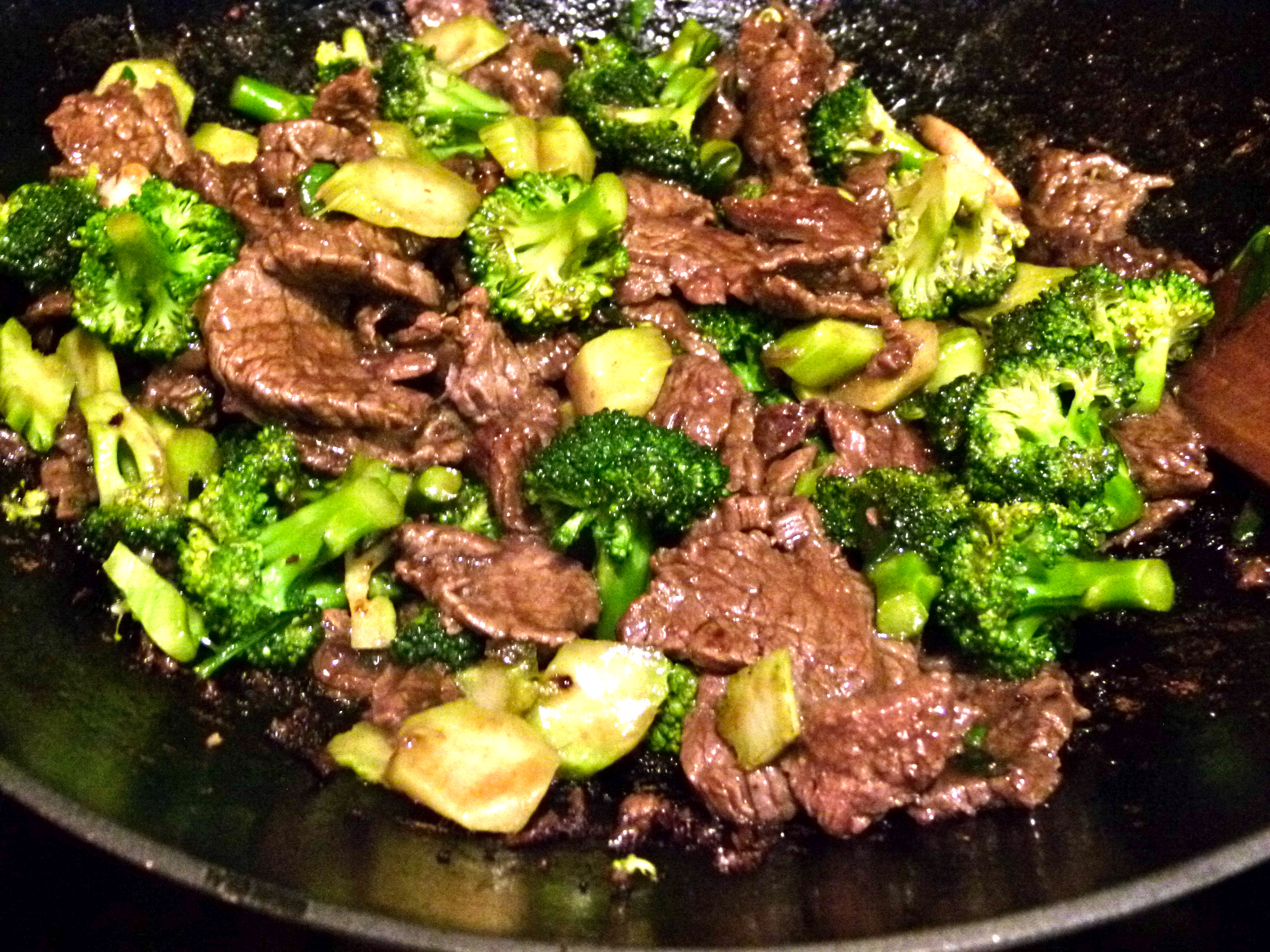 Stir Fried Grass Fed Beef And Broccoli