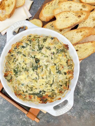 Spinach-Artichoke Dip, Lunch & Dinner Menu