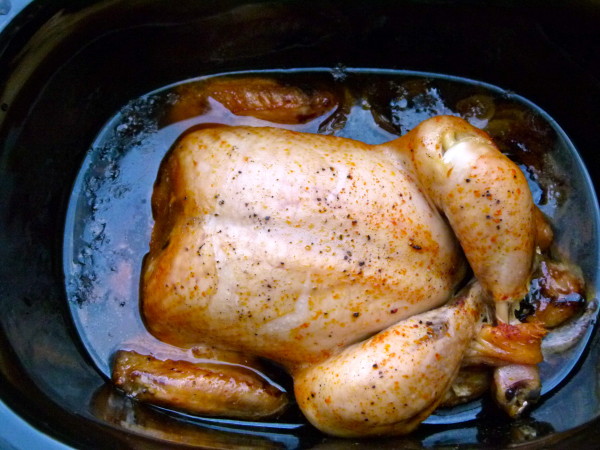 Slow cooker whole chicken and stock recipe - Pamela Salzman