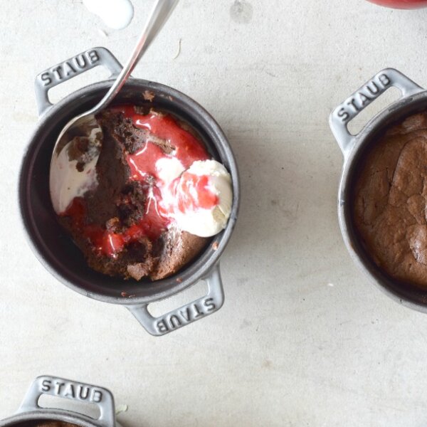 Mini Flourless Chocolate Cakes | Pamela Salzman