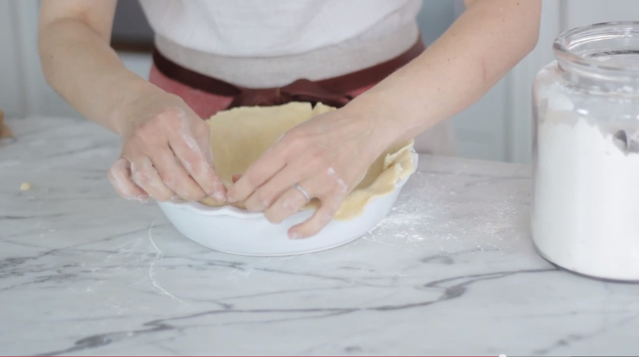 Video on how to make and roll out pie crust | pamela salzman
